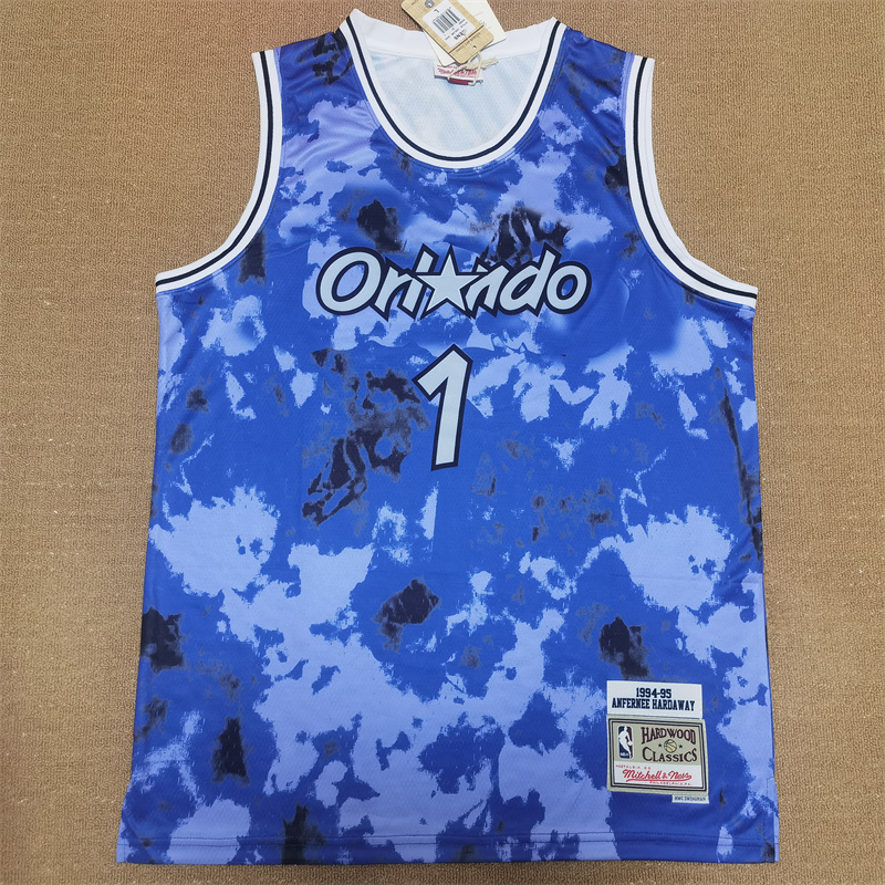 Men Orlando Magic #1 Hardaway Blue Season 2025 NBA Jersey